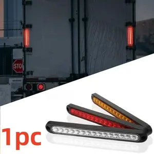 Car light strip 15LED bulb suitable for car truck SUV 12-24V brake lights signal side signs turn signals license plate lights warning Rear Light Led Tail Light Lightbar