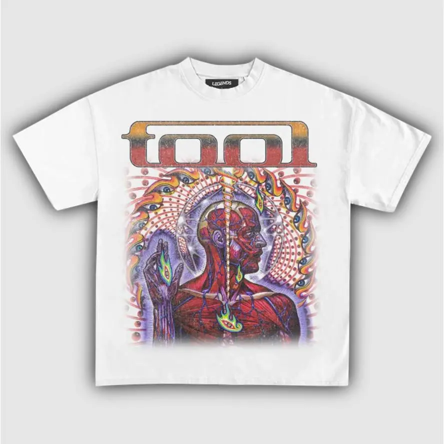 TOOL LATERALUS VINTAGE TEE T-Shirt, Music Merch Rap Tee Y2K