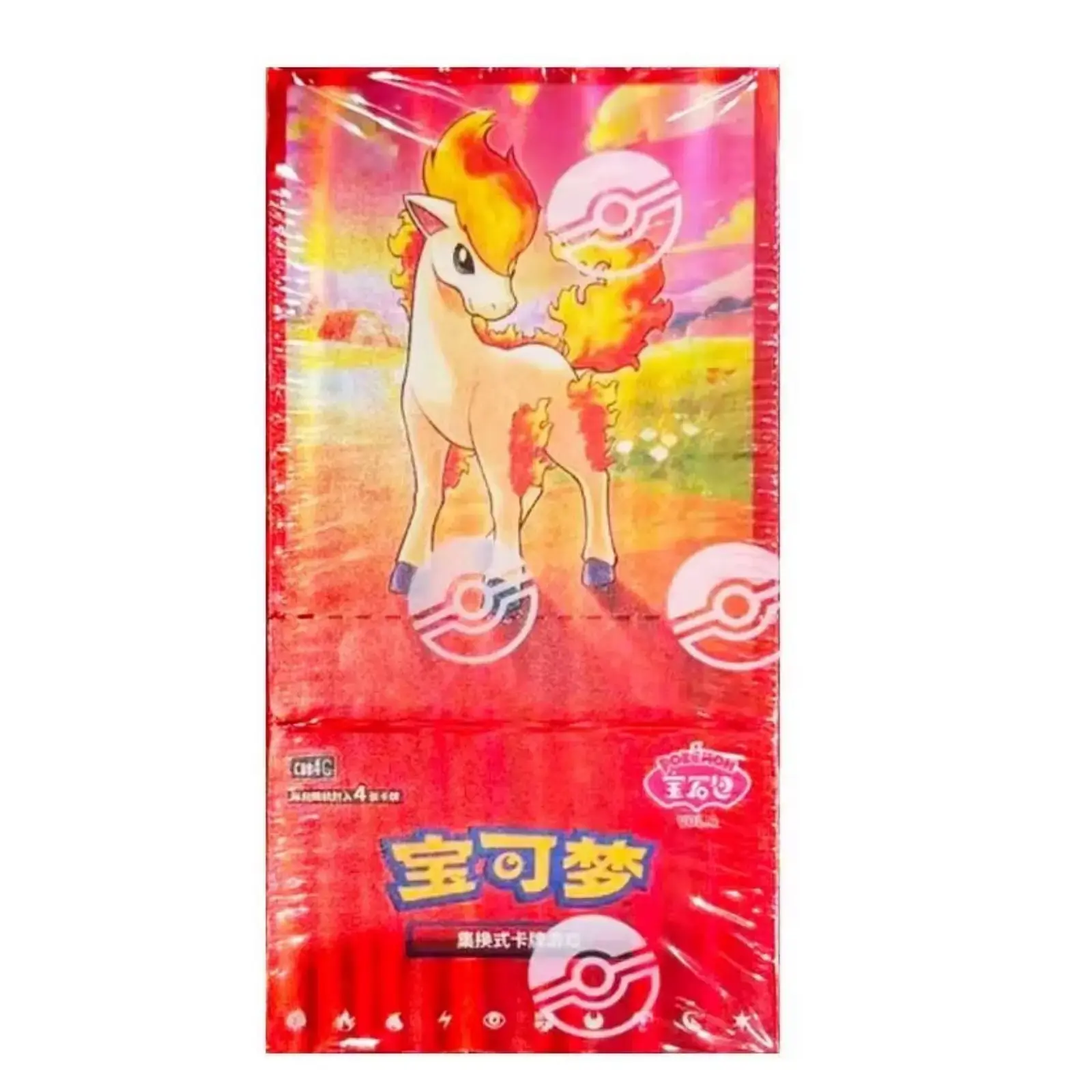 2026 Pokemon Ponyta Chinese Exclusive Gem Pack Vol.4 CBB4C Booster Box - Factory Seal, Exclusive Drop, TCG Packs, Vibrant Art