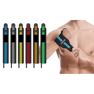 Fitness Straps Wrist Guards Sports Wrist Joint Covers Elastic Bandages Power Straps for Deadlift Bench Press Weight Lifting Wrist Guards