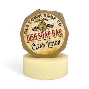 All-Natural and Eco-Friendly Dish Soap Bar - 4 Essential Oil Scent Options
