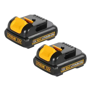 3.0Ah 10.8V / 12V max. Xmas, Black Lithium Battery DCB127 Replacement for DEWALT 12-volt Li-ion Battery (DCB120) Cordless Tool Batteries Gifts for man