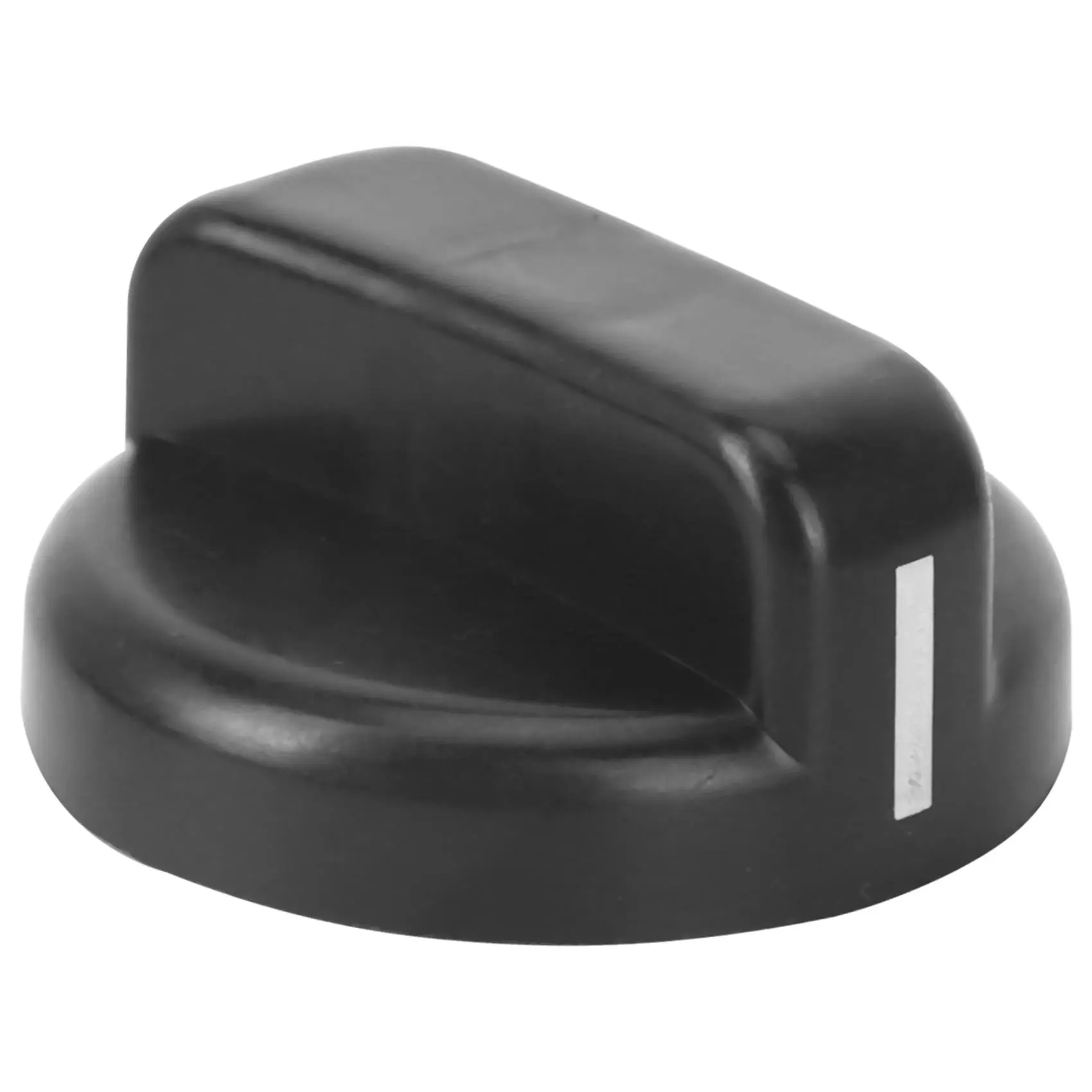 6-Pack Black Plastic Kitchen Gas Stove Cooker Control Knobs, Car Exterior Decoration Accessory, Six Pack