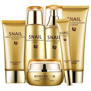 6 PCS Snail Essence Moisturizing Set, hydrating, moisturizing, skin-nourishing, eye cream, lotion, gift for ladies