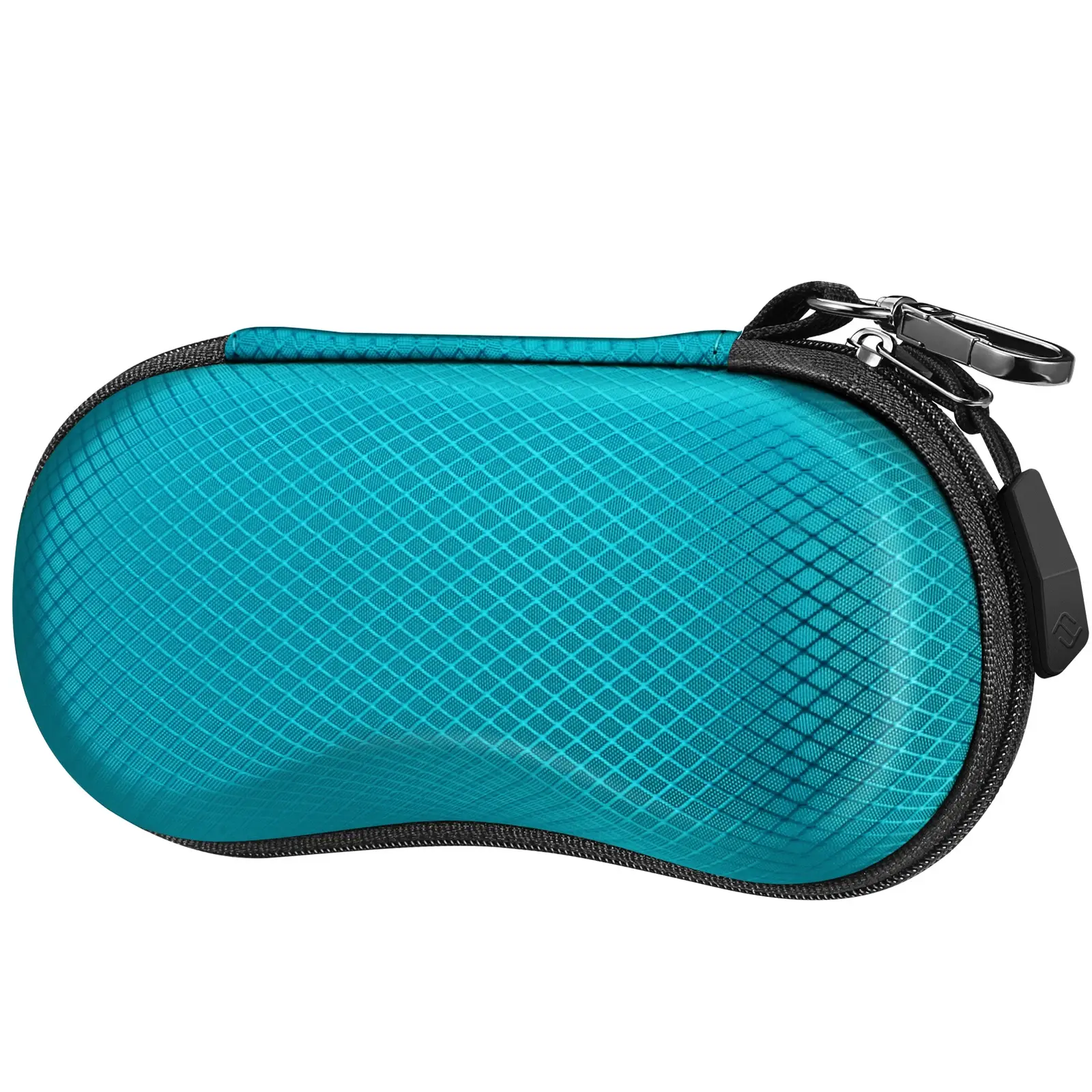 Sunglasses Case Hard EVA Shell Shockproof Sport Glasses Case w/ Metal Carabiner