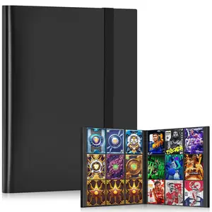 360 Card Slots/160 Collection Card Holder, 9 Pockets/side Mount, 20 Pages Large Capacity Trading Card Album, Suitable for Mtg/yugioh/pokemon/auto Cards