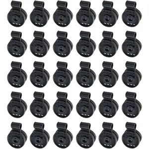 30 Pack Black Heavy Duty Shade Cloth Clips, Shade Cloth Heavy Duty Lock Grip, Durable Garden Netting Accessories for Gardeners
