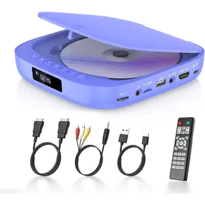DVD Players for TV  Mini DVD Player HDMI RCA Output 1080P   Region Free DVD CD Player with Remote Control, Compact Disc Player for  TV Support USB/TF Card, PAL/NTSC