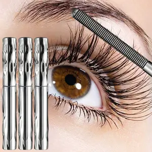 Three-Piece Tube Mascara Set, Volumizing and Lifting, Precision Steel Tube Design, Natural Dense Effect, Perfect for Parties and Music Festivals, Voluminous Mascara