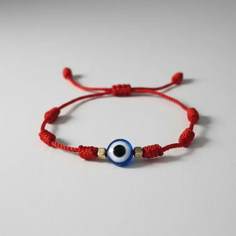 Cube-Shaped Red Bracelet - Statement Jewelry Piece Cube-Shaped Red Bracelet - Statement Jewelry Piece