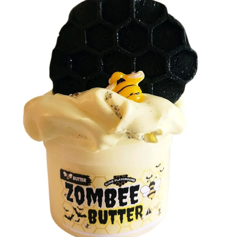 Zombee Whipped Butter Slime - 8 oz Slime + Surprise Squishy - Sensory - Fluffy -ASMR