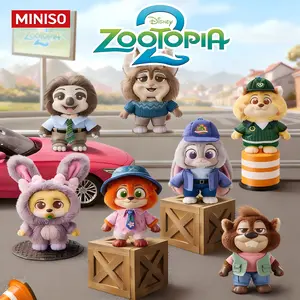 MINISO Disney Zootopia City Residents Series Vinyl Plush Blind Box Authentic MINISO Disney Zootopia City Residents Series Vinyl Plush Blind Box Authentic