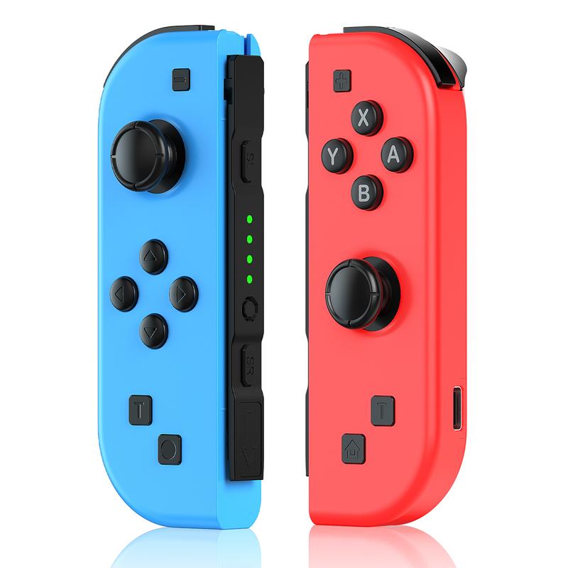 Wireless Joypad Controller for Nintendo Switch, for Switch Joy Con, L/R Controllers Support Dual Vibration/Motion Control/Wake-up Function, for Switch Joycon Pair