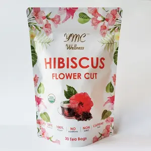 Organic Hibiscus Flower Tea Beverage herbal ingredient