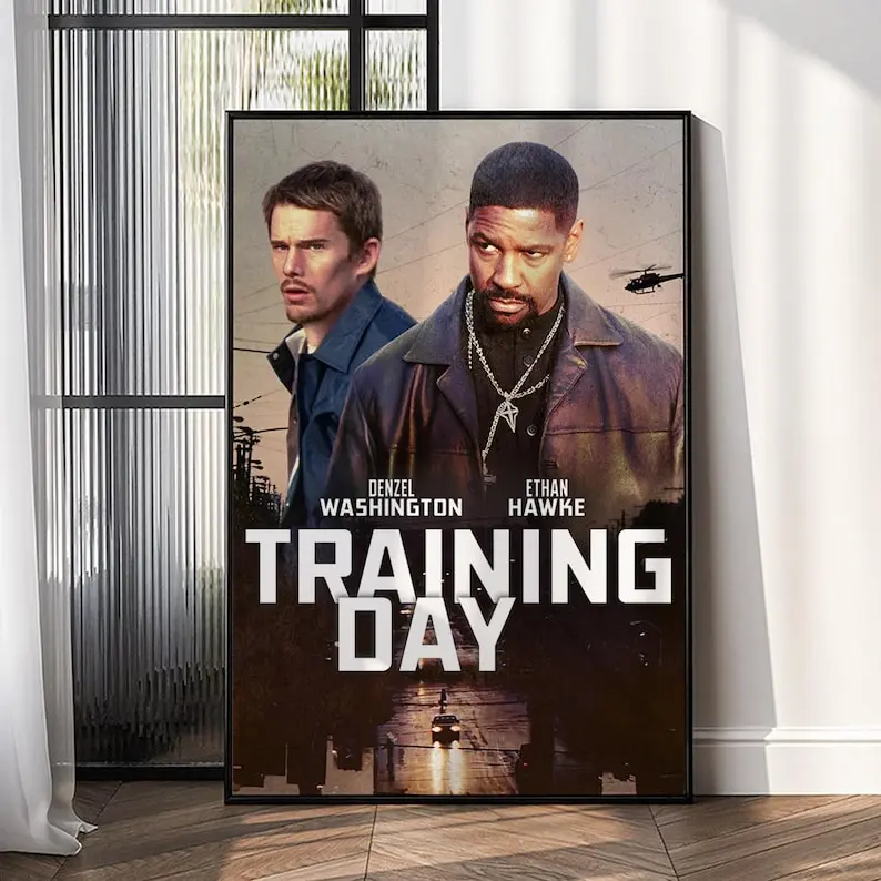 Trainingg Day  Movie Poster – Vintage Wall Art - Gift