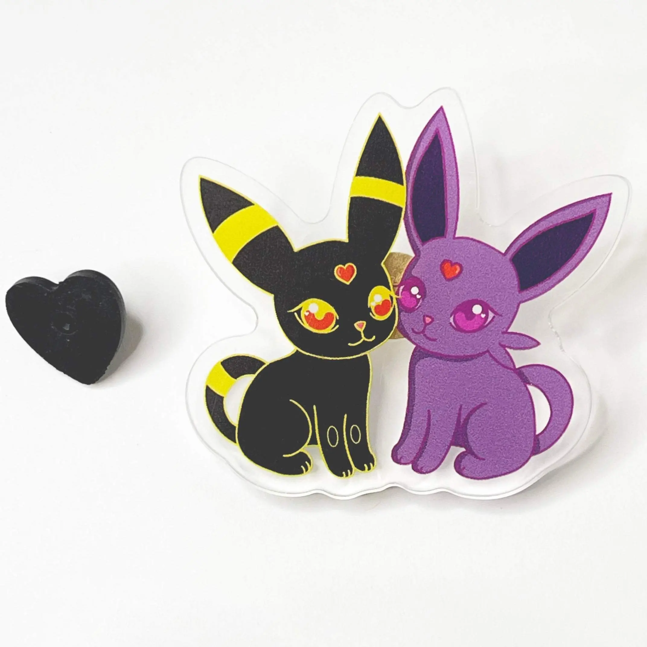 Kawaii Umbreon & Espeon Acrylic Pin