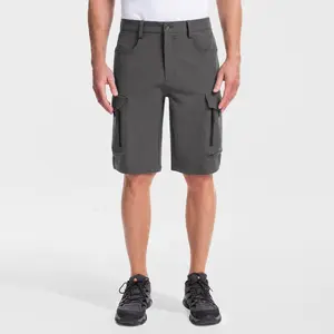 Moosehill Men's Hiking Cargo Shorts with 7 Pockets Quick Dry Casual TrailPioneer M025 for Outdoor Adventures