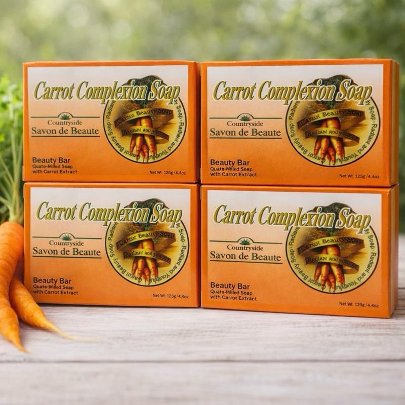 4 pcs Carrot Complexion Soap 125g each total 500g.