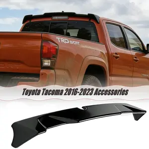 MUTUSAISI Rear Spoiler Cab Roof Wing Fit for Toyota Tacoma 2016-2023 Accessories Top Wing Lip Exterior
