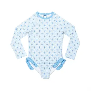 Reese Rashguard One Piece in Bermuda Blues
