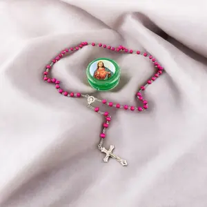 Rosaries of the Sacred Heart of Jesus and the Virgin - Religious Prayer Beads Rosarios -Rosario de la virgen de guadalupe marlu jewelry