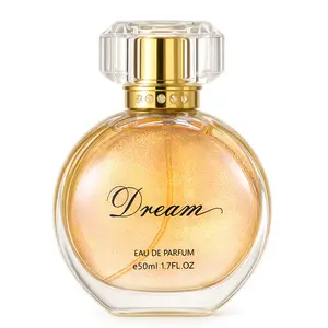 Dream Eau de Parfum for Women Golden Hour Sand Flow Floral Scent Luxurious Golden Liquid Fragrance with Elegant Rose Accents 1.7 fl oz EDP Perfect Holiday Gift