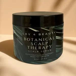 Botanical Scalp Therapy – Exfoliating Scalp Scrub for Hair Growth, Dry Scalp, Buildup & Healthy Roots