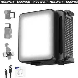 【DealsForYouDays】NEEWER M20 Magnetic Mini Light for DJI Osmo Action 3/4/5 Pro – IPX5 Waterproof Portable LED Video Light with Built-in Rechargeable Battery, Adjustable Brightness for Vlogging, Action Camera & Outdoor Shooting