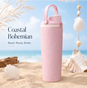 Owala 30oz Birthday Bash Insulated Water Bottle,Pink Coastal Bohemian Insulated Tumbler