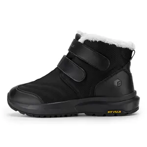 FitVille Men's CozyCore Winter Boots V3 - Warm Cozy Design with Plush Inner Lining & High Rebound EVA Midsole for Chilly Days