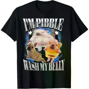 Silly Meme pibble wash My Belly Clean T-Shirt