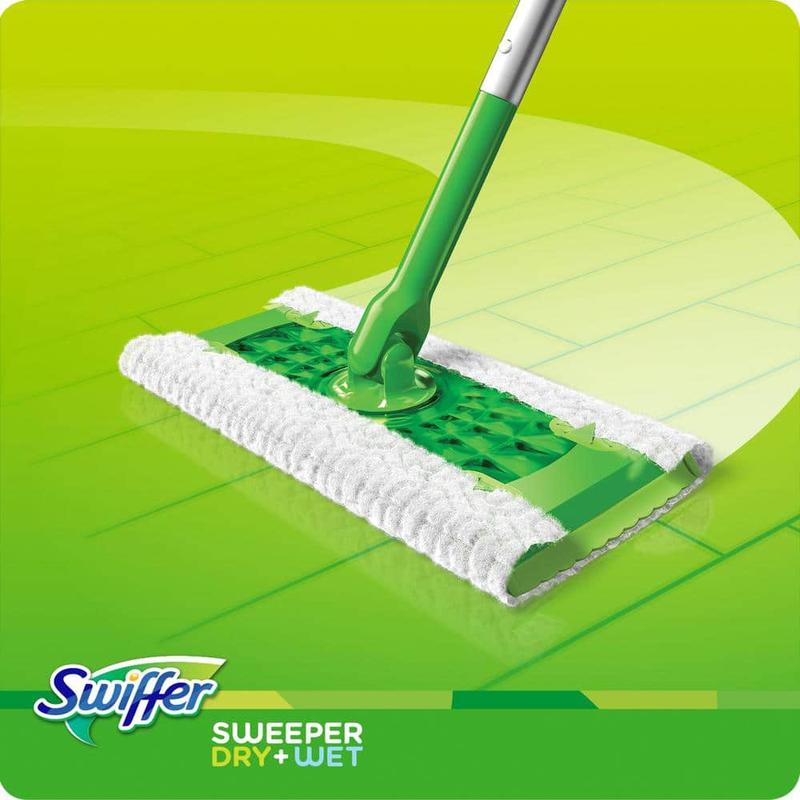 Sweeper 2-in-1 Dry and Wet Multi-Surface Mopping Starter Kit (1-Mop, 10-Refills)