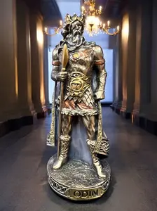 Odin, Norse God, the All-Father, Miniature Statue by Veronese Design