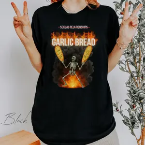 Asexual Garlic Bread Skeleton Explosion shirt, Unhinged shirt, Cursed t shirt, Skeleton ace funny meme tshirt, Aroace shirts, LGBTQ Pride
