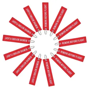 Remove Before Flight Keychain for Traveling