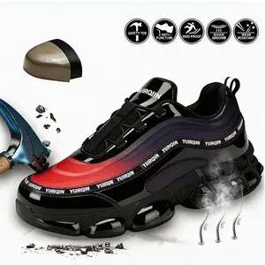 Steel Toe Shoes for Men & Women Lightweight Indestructible Work Sneakers with Non-Slip Sole Composite Toe Safety Shoes for Construction Warehouse & Outdoor Work Footwear