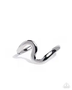 WAVE the Last Dance - Silver Cuff Bracelet - Paparazzi