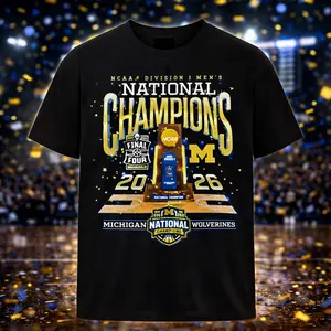 Michigan Basketball 2026 National Champions Tee