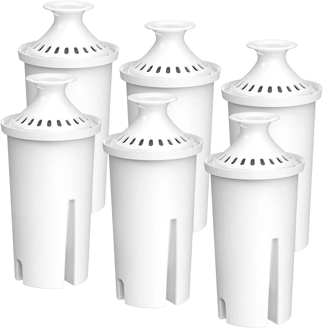PF06 Pitcher Water Filter, Replacement for Brita® Classic 35557, OB03, Mavea® 107007, and Brita® Pitchers, Amazon Basics® 10-Cup Pitcher, NSF Certified, Reduces Lead, 6 Pack