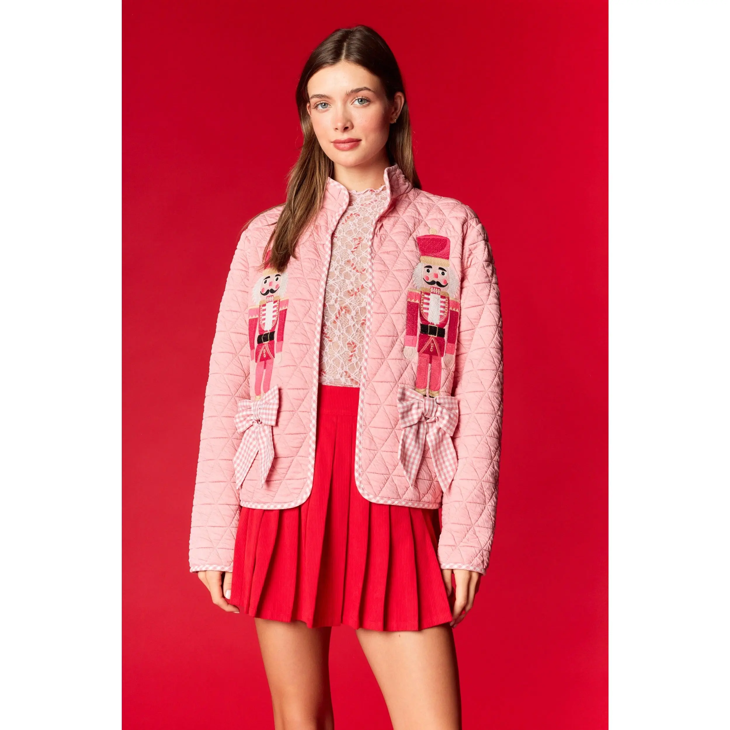 Pink Nutcracker Bow Jacket