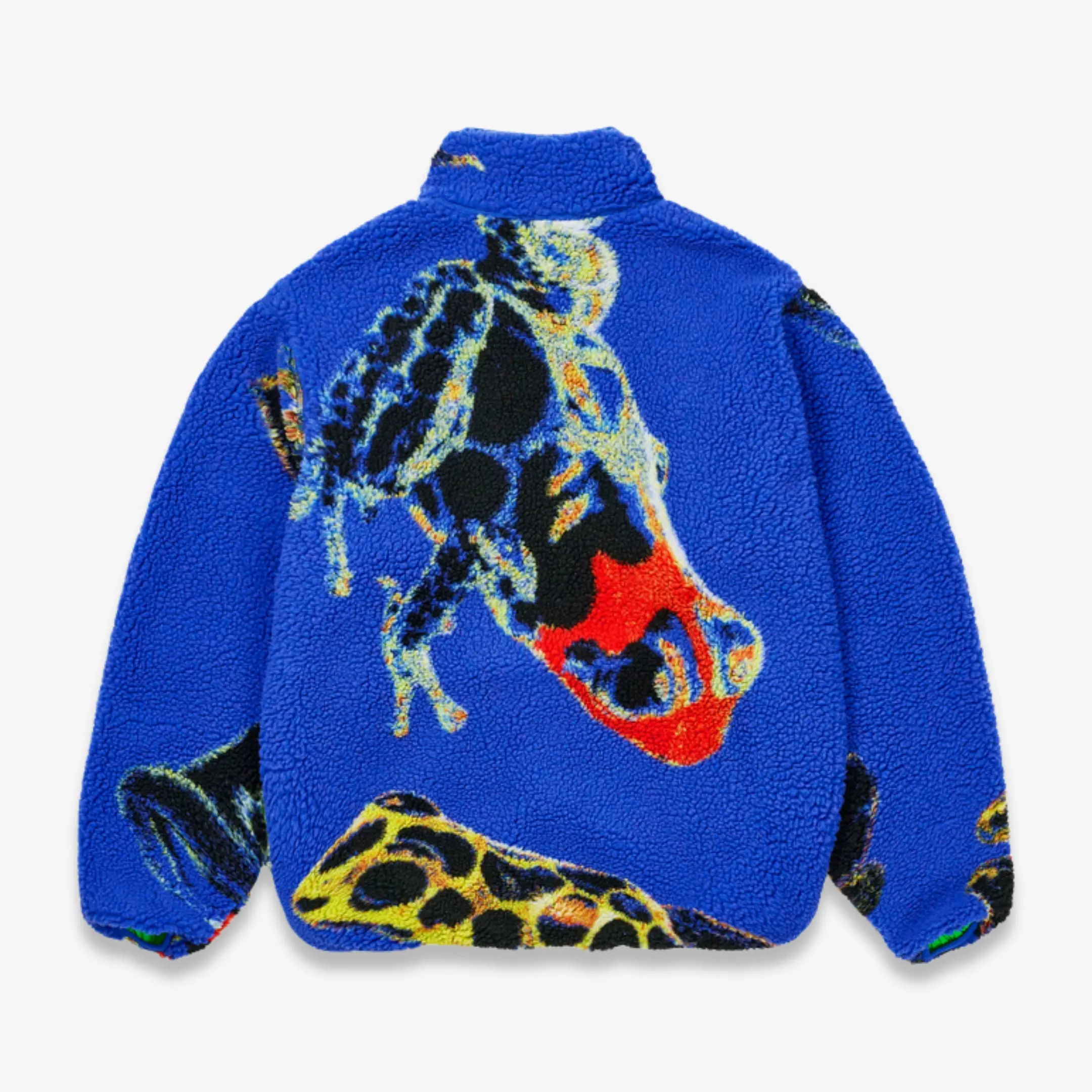 ハ*え様 ギャルソン シャツ ニット 切替 ジャケット アーカイブ プリュス ブ Palace 'Frogger' Reversible Fleece Jacket Blue Frog (FW25