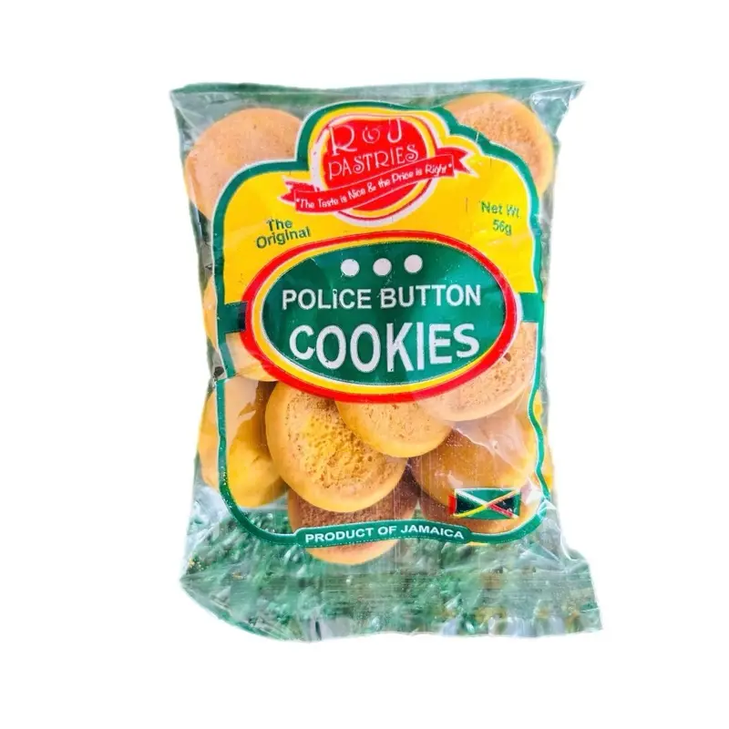 Police Button Cookies