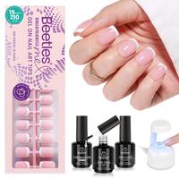 210 Pcs Ex Short Square+Top Base+Glue+ Uv Lamp