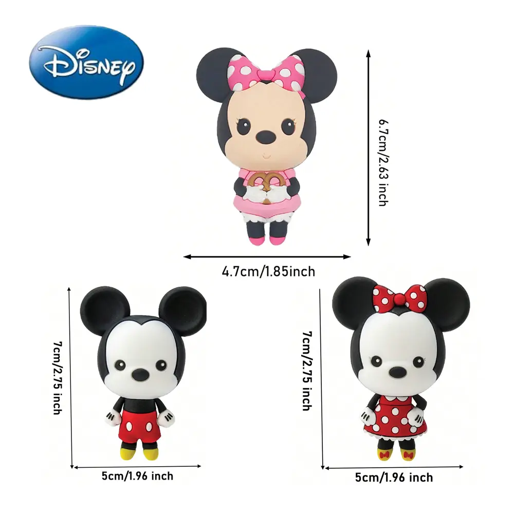 1PC Disney Officially Licensed Scrapbooking Vinyl Stickers Decorative Stickers Pack Anime Character Waterproof Stickers Residue Free Stickers Easy Peel Stickers Stationery Mickey And Friends
