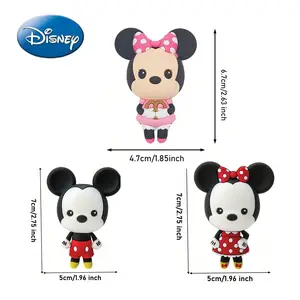 1PC Disney Officially Licensed Scrapbooking Vinyl Stickers Decorative Stickers Pack Anime Character Waterproof Stickers Residue Free Stickers Easy Peel Stickers Stationery Mickey And Friends