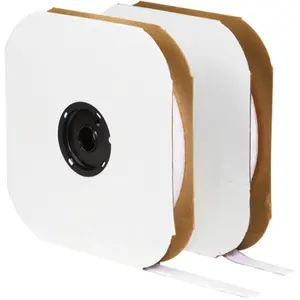 212 MAIN White Loop Individual Tape Strips, 1 in x 75 ft, Multipurpose Use for Home Improvement, Roofing & Flooring Projects, Weatherproof, 1X75ft Size