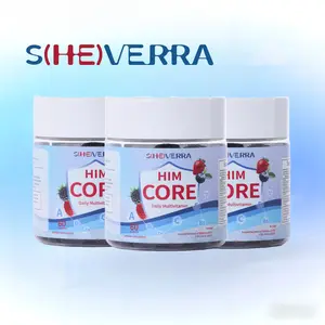 S(HE)VERRA Men's Multivitamin Gummy - 90 Gummies withVitamins A, C, D, E, B, Zinc, Blackberry Blitz Flavor -Daily Multivitamin