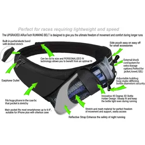 Running Hydration Belt with Water Bottle Holder,Hiking Fanny Pack for Phone and Wallet,Running Bag Runners Essentials Accessories Marathon Triathlon Walking Jogging Gear Gift