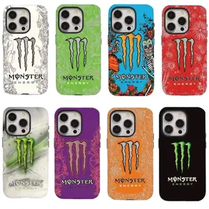Monster Energy Street Art Phone Case – Rugged and Shockproof Protective Case for iPhone 17/16/15/14/13/12/11 Pro Max/Plus and Samsung Galaxy S23FE/22/23/24/25 – A Gift for Energy Drink Lovers