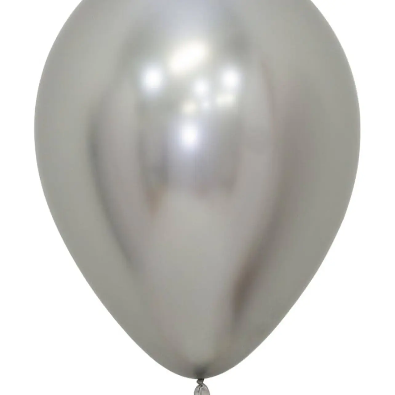 50 Count 11" Reflex Silver Sempertex Balloons - Biodegradable and Environmentally Conscious